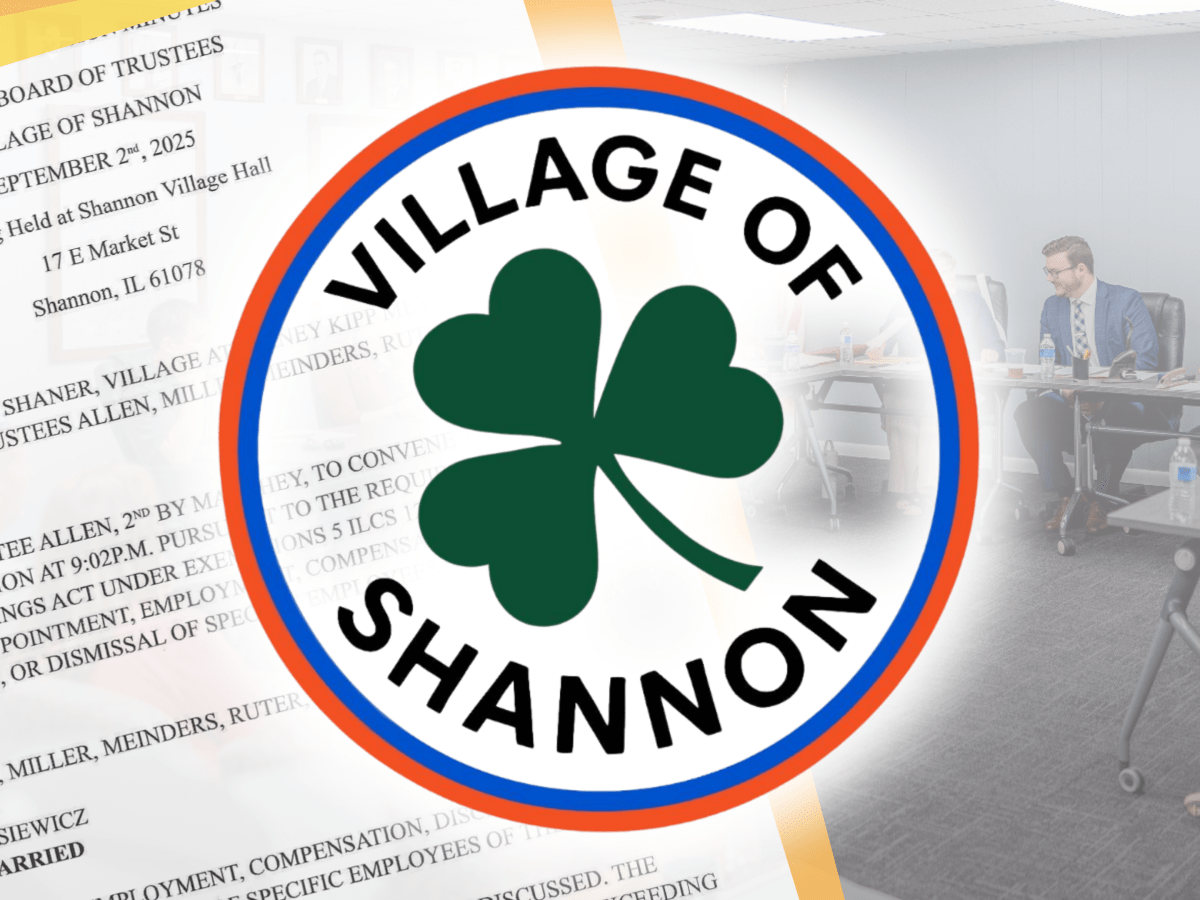 Village of Shannon releases closed session minutes regarding former police&nbsp;chief