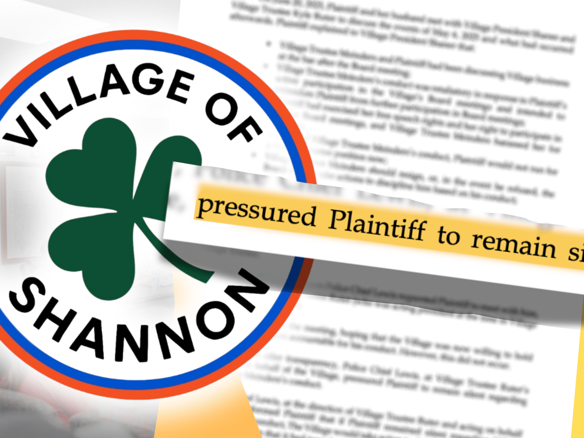 Lawsuit alleges Shannon officials directed police chief to offer deal to woman claiming sexual&nbsp;harassment
